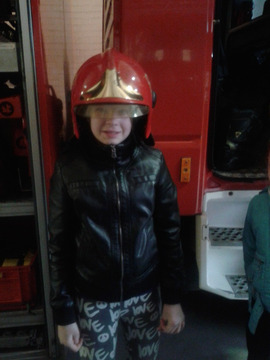 Marzenie prawie każdego chłopca - zostać strażakiem